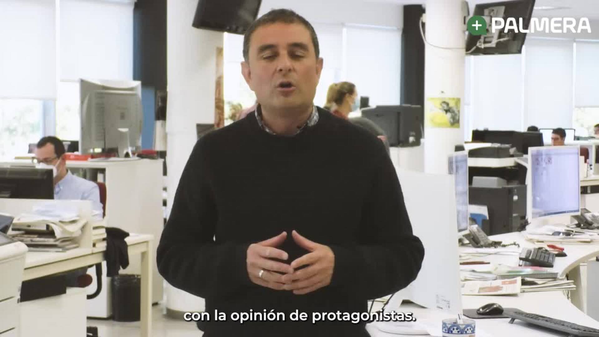 Promoción de los Encuentros +Palmera, con Dani, exfutbolista del Betis, como primer invitado