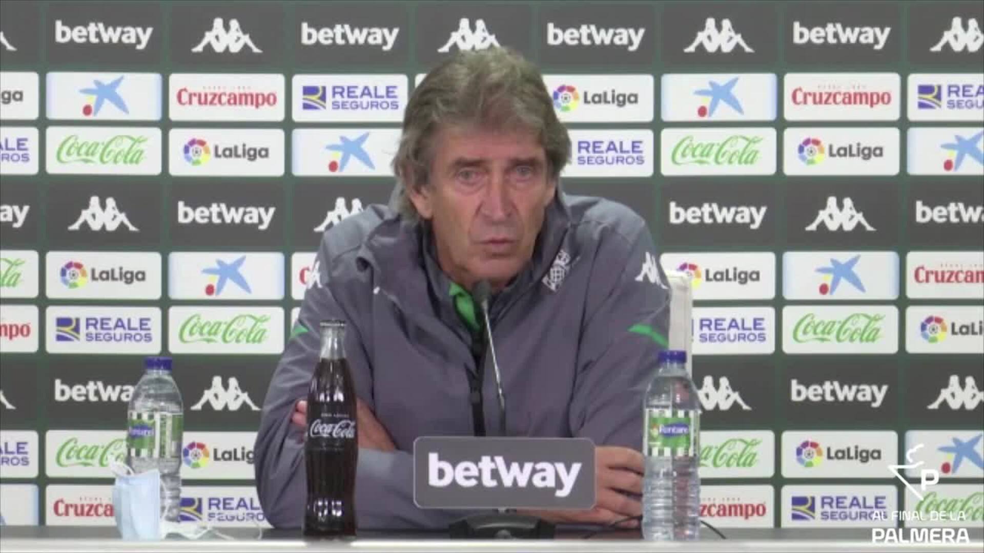 Pellegrini: &quot;Bravo tiene una lesión muscular y será baja en los próximos partidos&quot;
