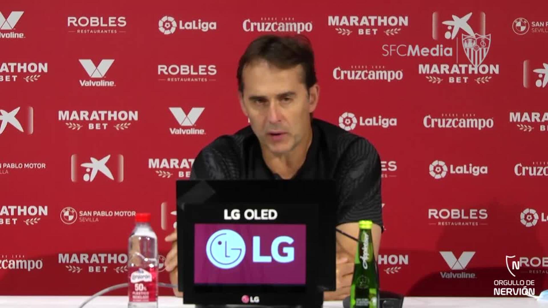 Lopetegui disecciona al rival del Sevilla FC en LaLiga, el Cádiz CF