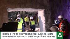El ritmo de las obras permitirá llevar el metro al centro de Málaga a finales de 2022 tras 16 años de trabajos