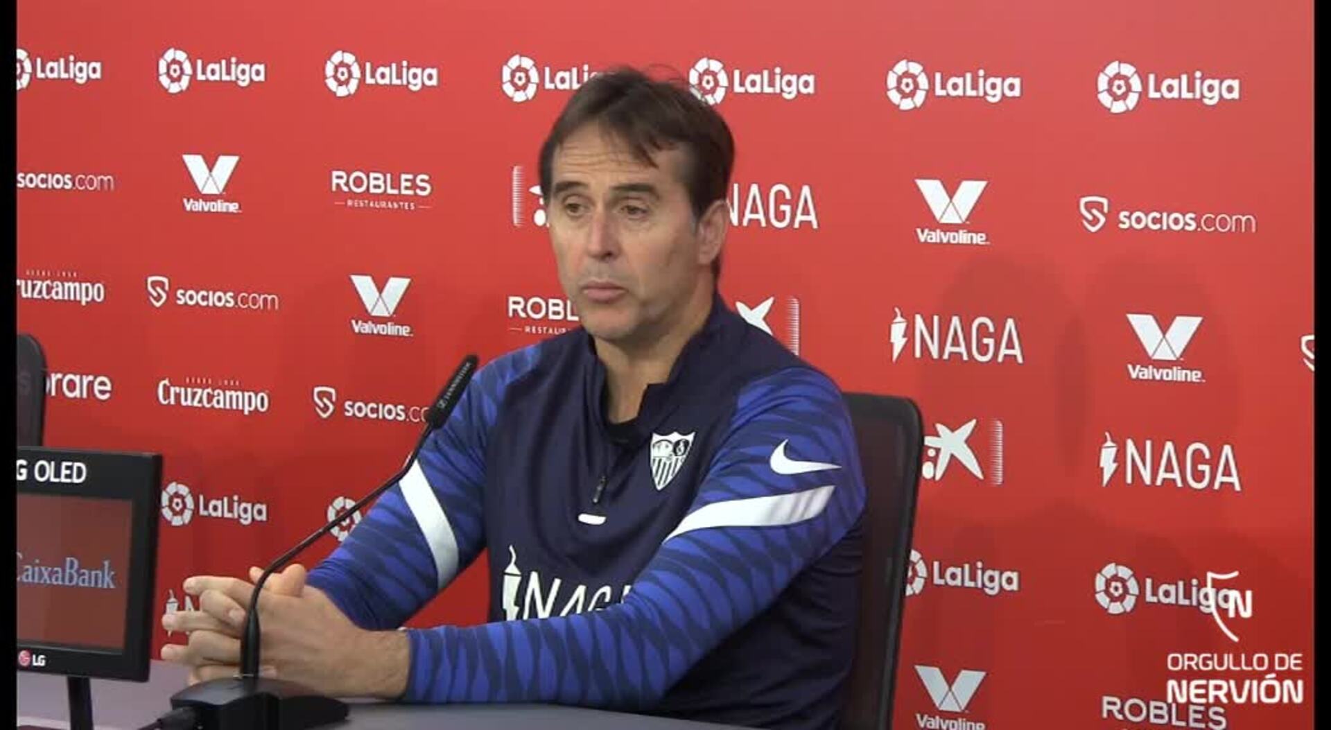 Lopetegui habla del estado de Diego Carlos y Martial de cara al derbi