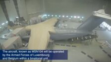 Airbus entrega en Sevilla el primer avión A400M a las Fuerzas Armadas de Luxemburgo