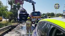 La Policía detiene a un inglés que iba a 180 kilómetros hora tras una persecución por el Centro de Sevilla