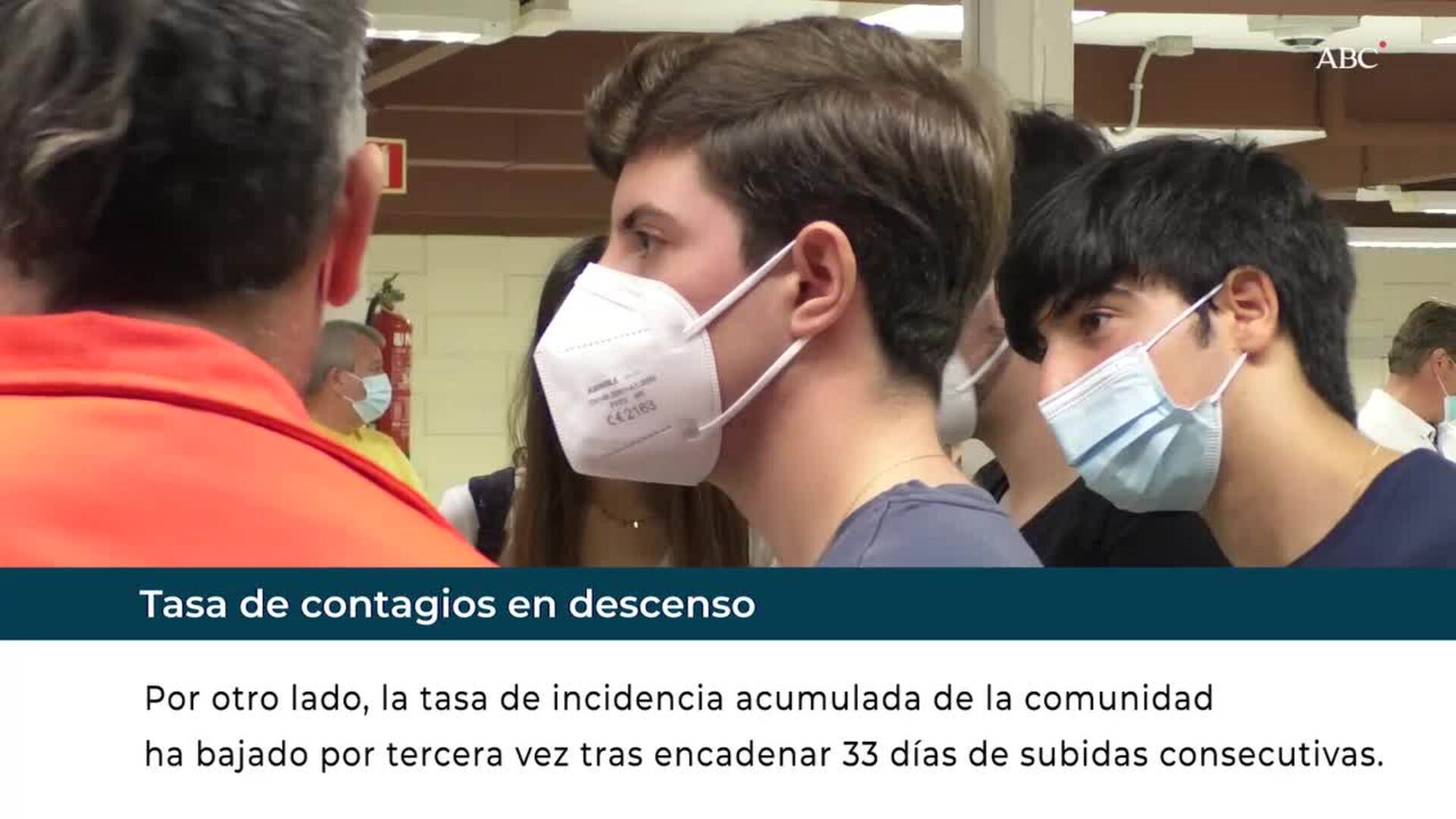 Andalucía mantiene los contagios por Covid pero se reduce la incidencia en los últimos tres días