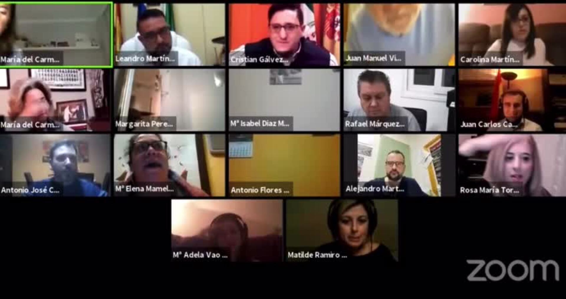 Terremoto durante el Pleno de Vegas del Genil