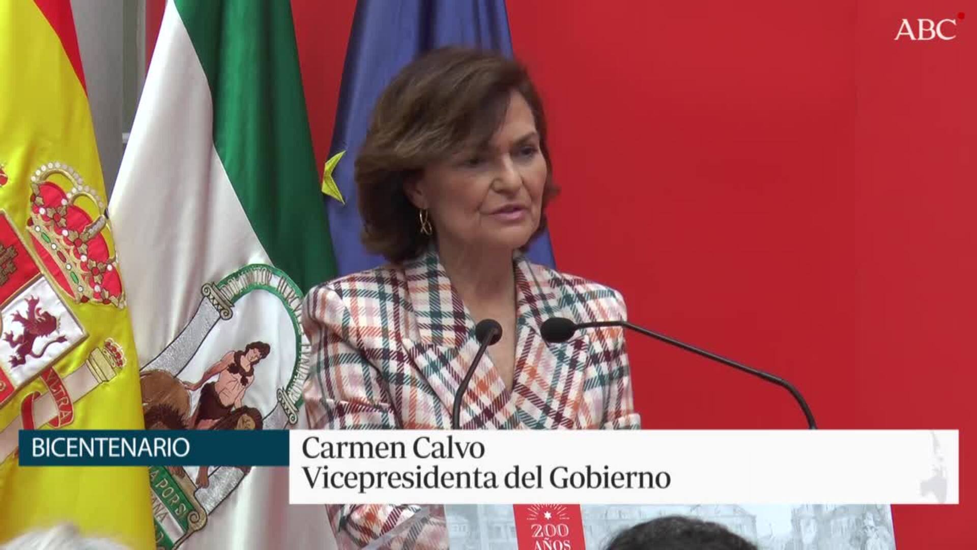 Representantes de todas las Administraciones en la presentación de los actos del bicentenario EFE/Raúl Caro