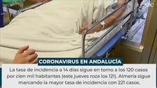 Andalucía repite durante cinco semanas sus datos Covid con mil casos diarios y un millar de hospitalizados