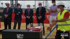 El Sevilla coloca la primera piedra de las nuevas instalaciones del primer equipo en la ciudad deportiva