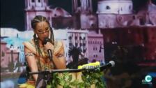 La cantante cordobesa India Martínez protagoniza un deslumbrante y bello pregón del Carnaval de Cádiz