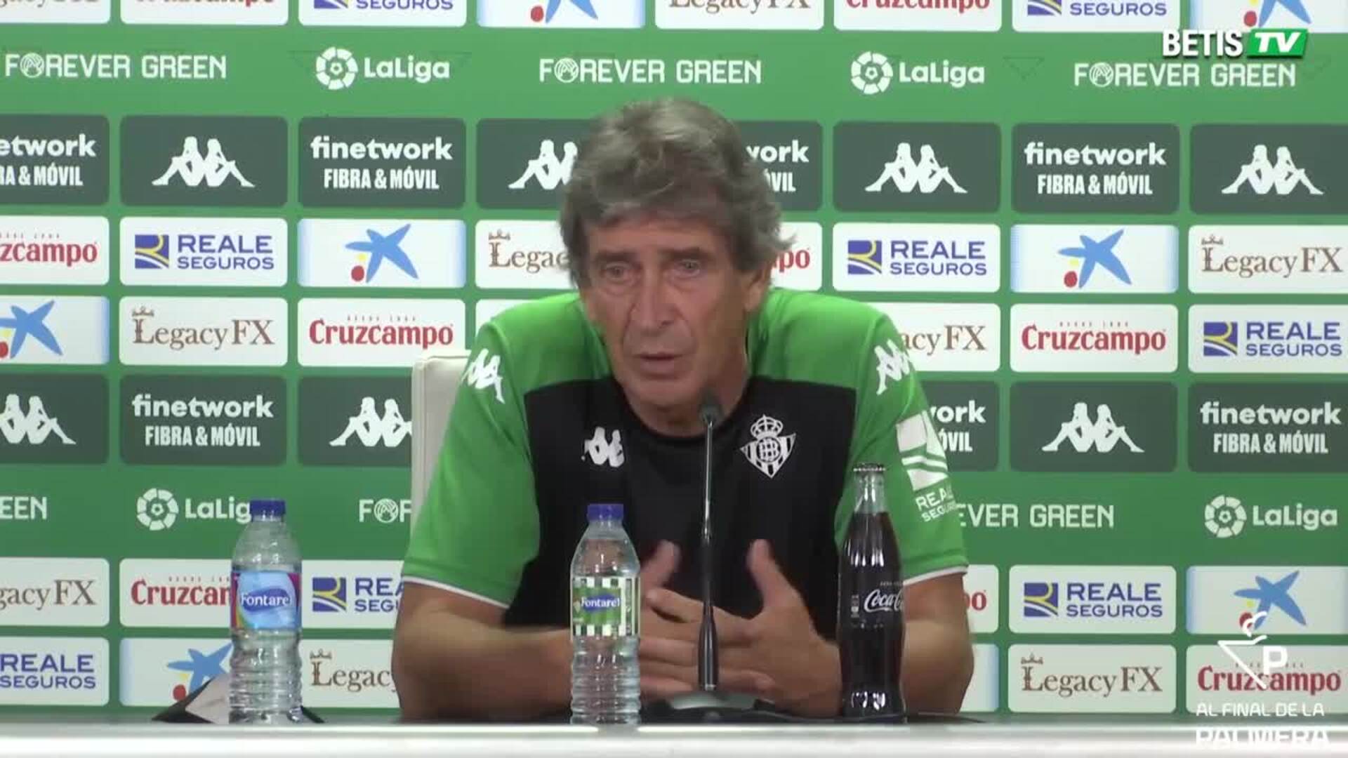 Pellegrini: «Nuestro objetivo máximo es ganar al Mallorca y ya veremos el partido siguiente»