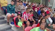 Gran ambiente en Lezama para ver al nuevo Athletic de Valverde