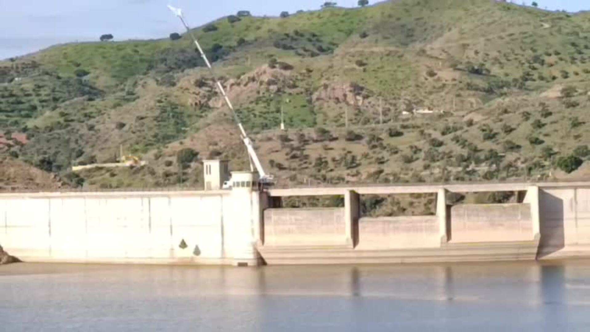 Obras de emergencia para reparar daños en presas de Málaga