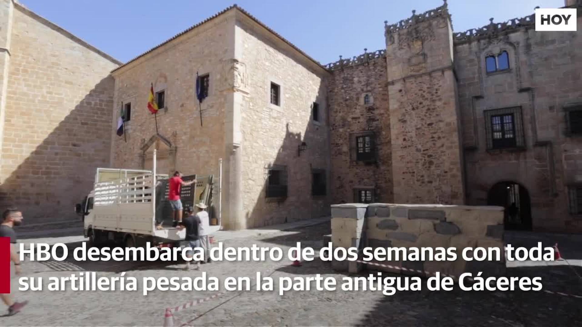 La casa del Dragón' vuelve a Cáceres para grabar su segunda temporada