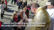 La plaza Mayor acoge la bendición de los animales por San Antón