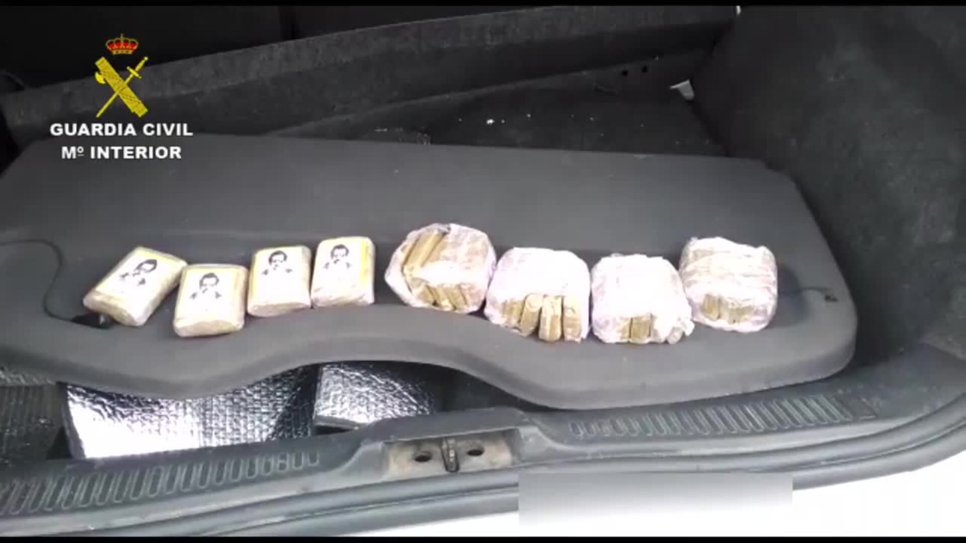 Pillado con casi un kilo y medio de hachís en un control de tráfico por el estado de alarma en Lorquí