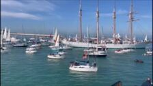 Vídeo: Elcano deja Cádiz y pone rumbo a su 95º crucero de instrucción