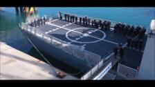 Vídeo: La fragata 'Canarias' pone rumbo al océano Índico