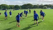 (Vídeo) Mucho balón para preparar el partido contra el Betis