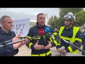 La marcha de los bomberos culmina con buenas sensaciones aunque «habrá que seguir luchando»