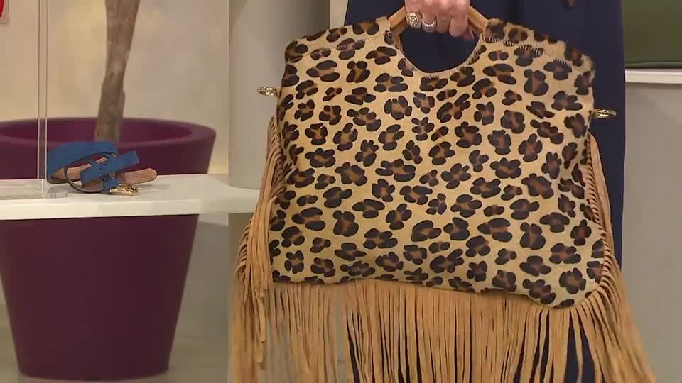 Le Corone Bags Borsa in pelle spazzolata Fifì con nappa Le Corone Bags Borsa in pelle spazzolata Fifì con nappa