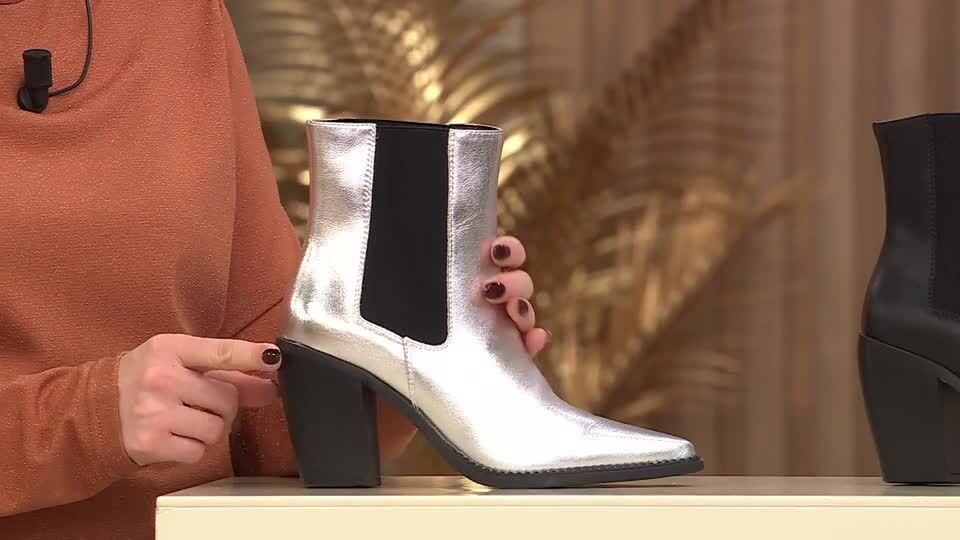 Allegra K Stivaletti Chelsea Da Donna Con Tacco A Spillo E Punta Affusolata - Finta Pelle Scamosciata, Slip On, Altezza Tacco 8 Cm