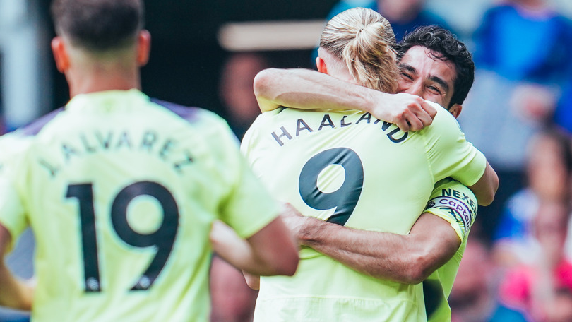 Gundogan and Haaland score as Man City beats Everton 3-0 in