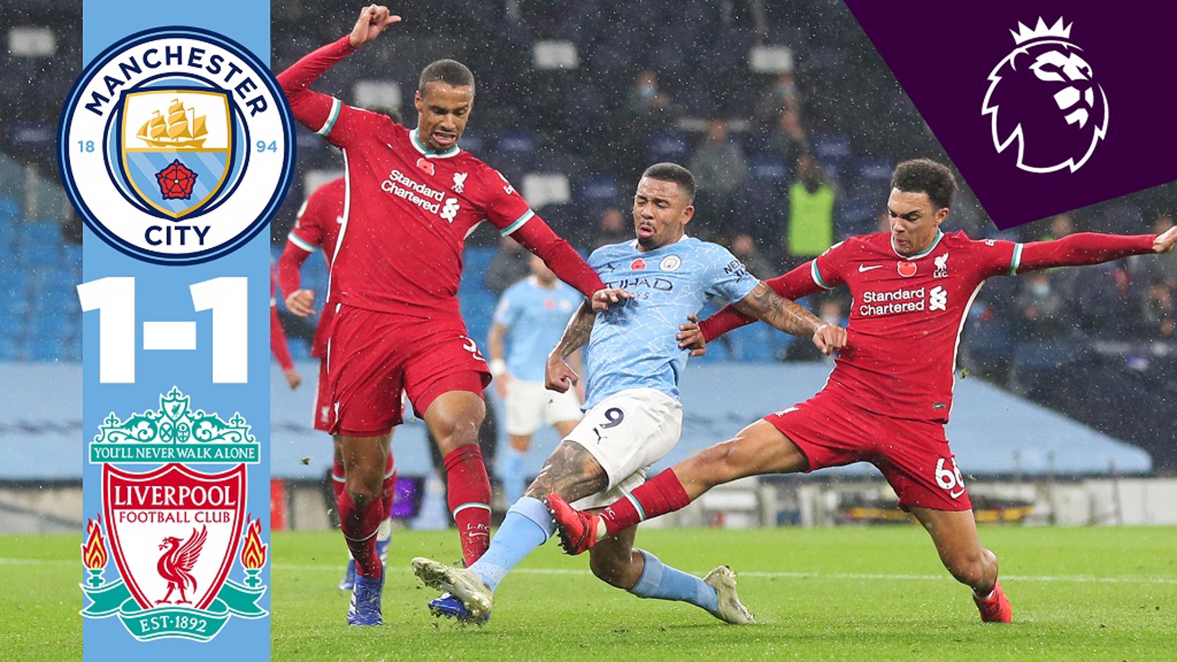 City 1-1 Liverpool Extended highlights