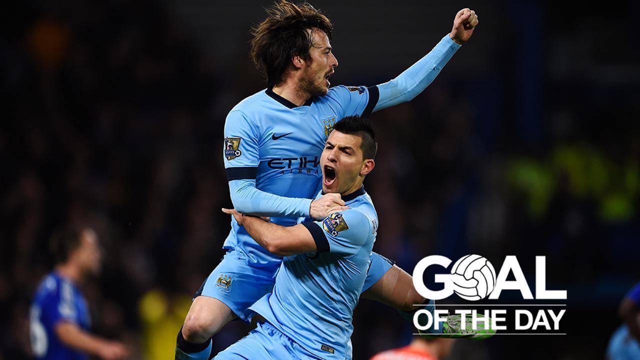 Goal of the Day: Silva v Chelsea 2014/15