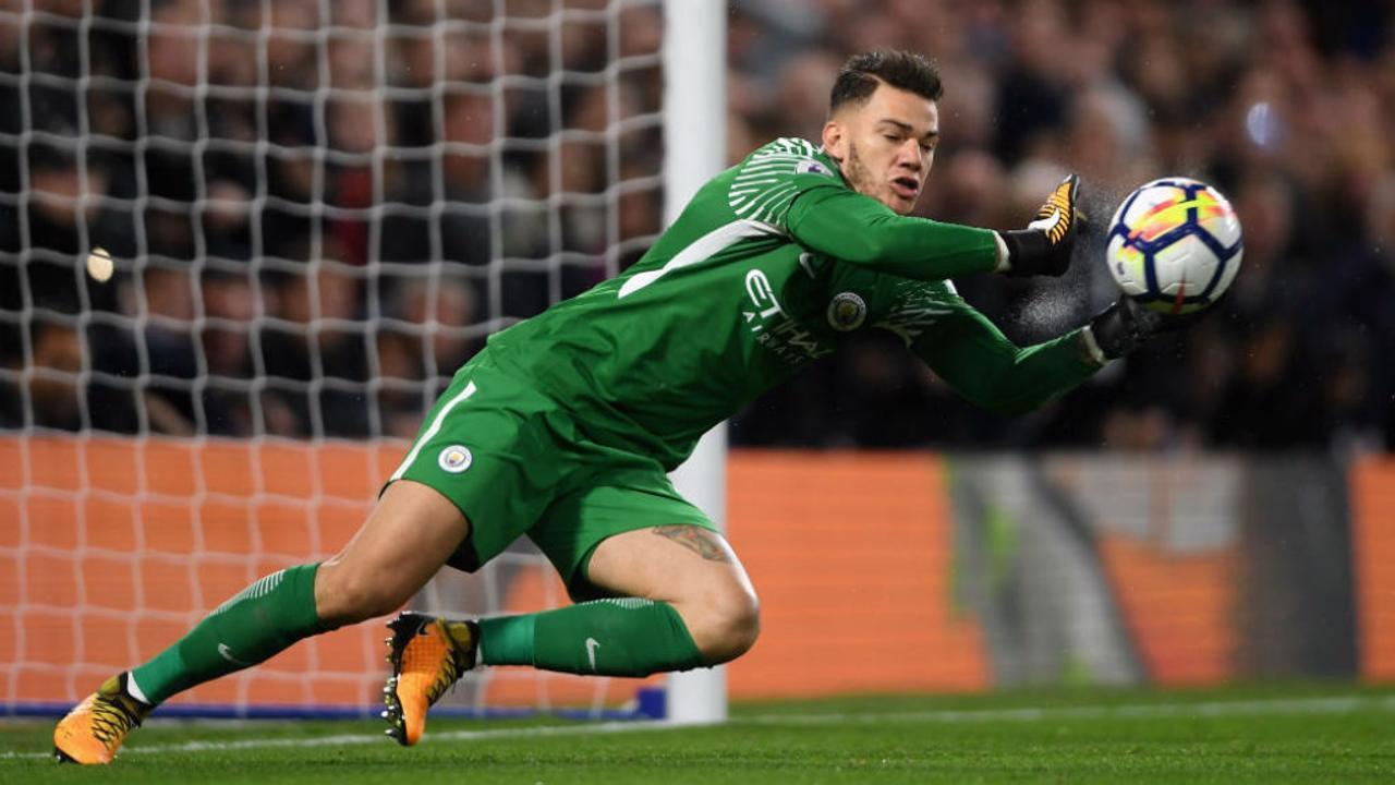 Man City goalkeeper Ederson swaps his Nike boots for £630-a-pair