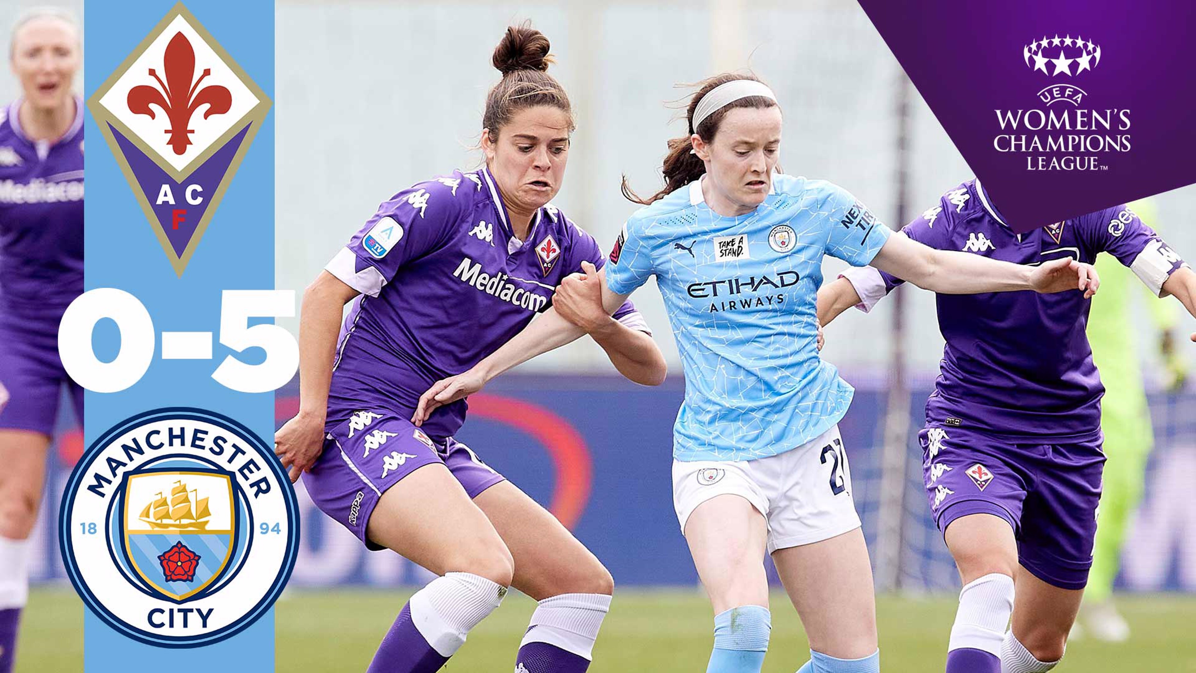 ACF Fiorentina Femminile vs Manchester City 0-5, MATCH HIGHLIGHTS