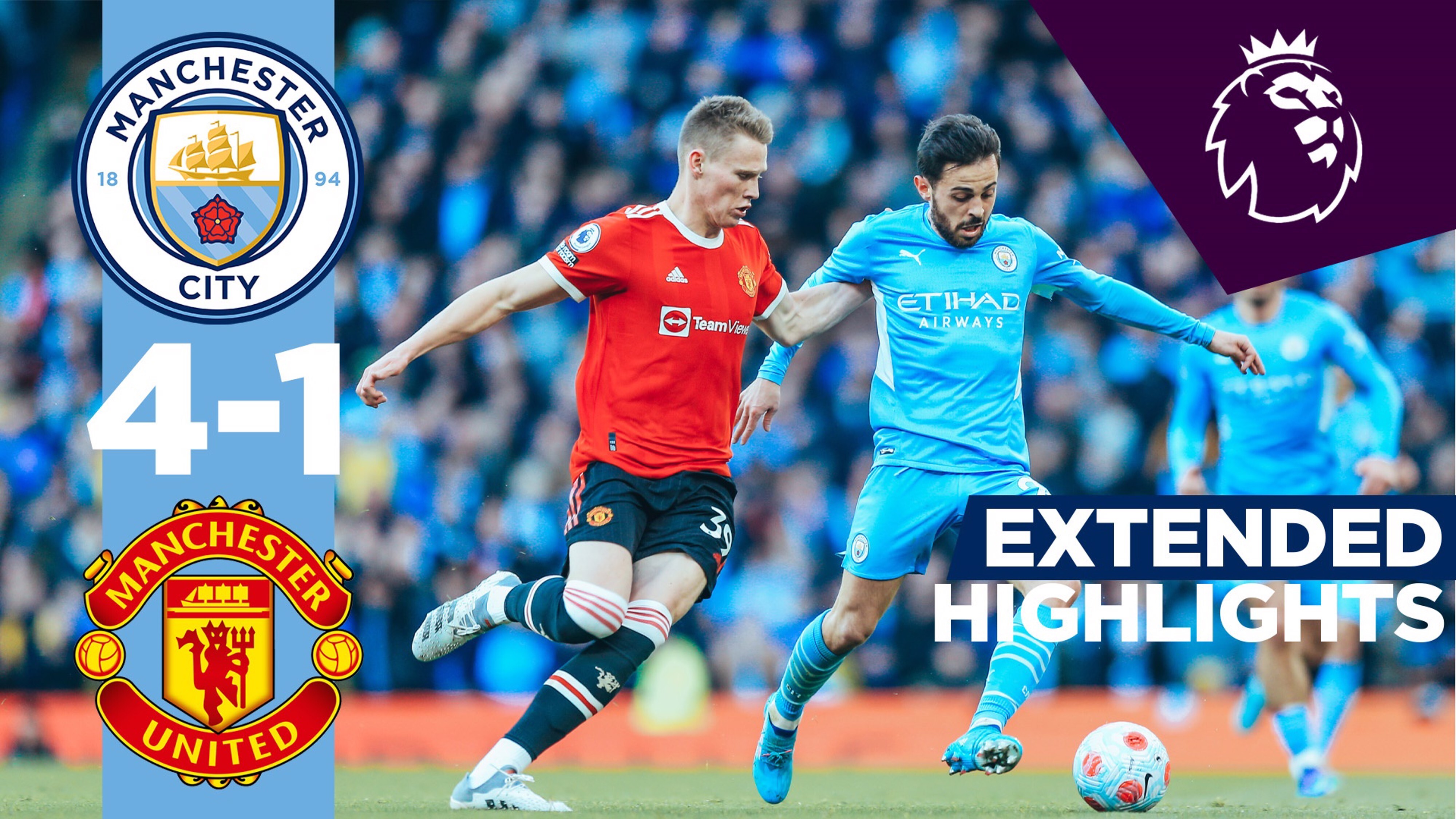 City 4-1 United Extended highlights