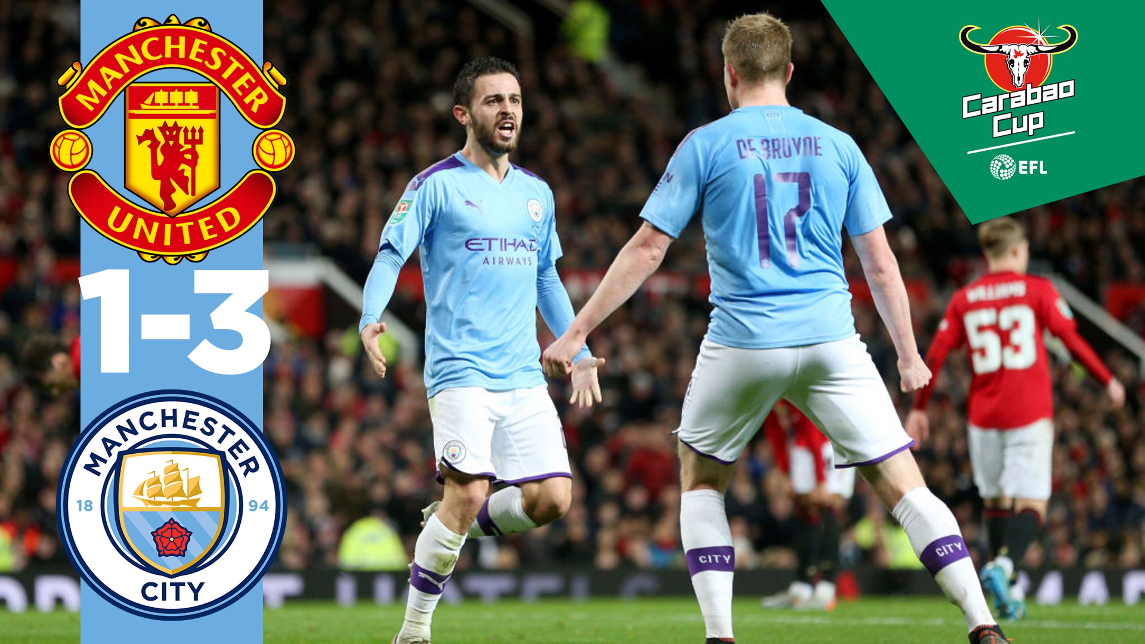 Manchester United vs Man City live highlights and reaction as Phil