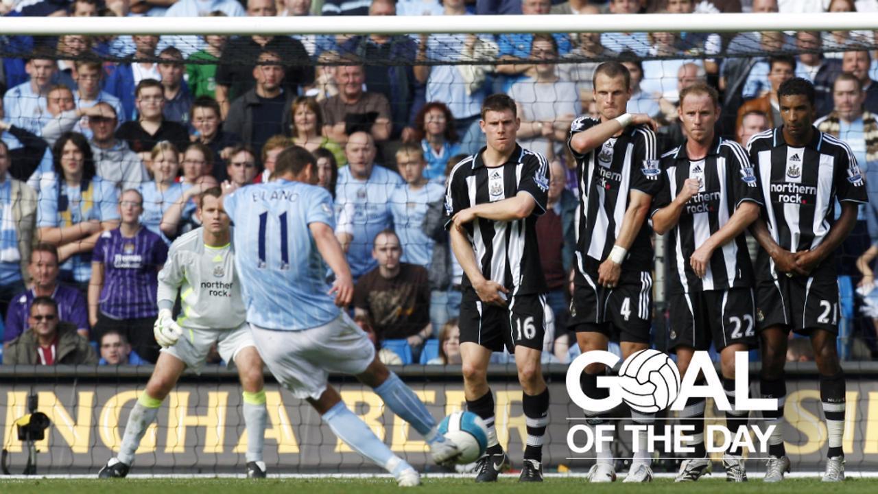 Goal of the Day: Elano v Newcastle 2007