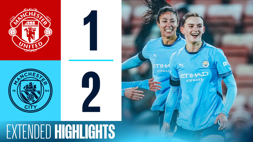 Extended highlights: Manchester United 1-2 City