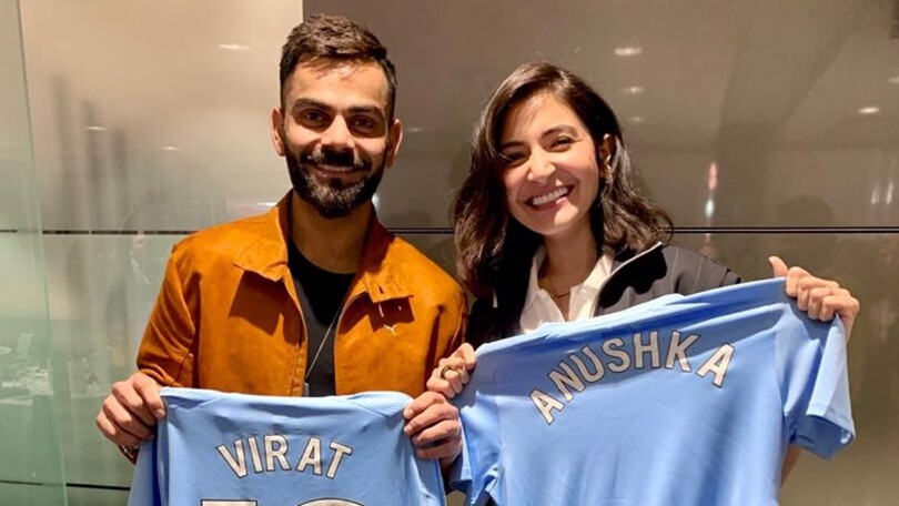 Anushka Sharma and Virat Kohli give a glimpse of their fun time at the FA  Cup final. Watch