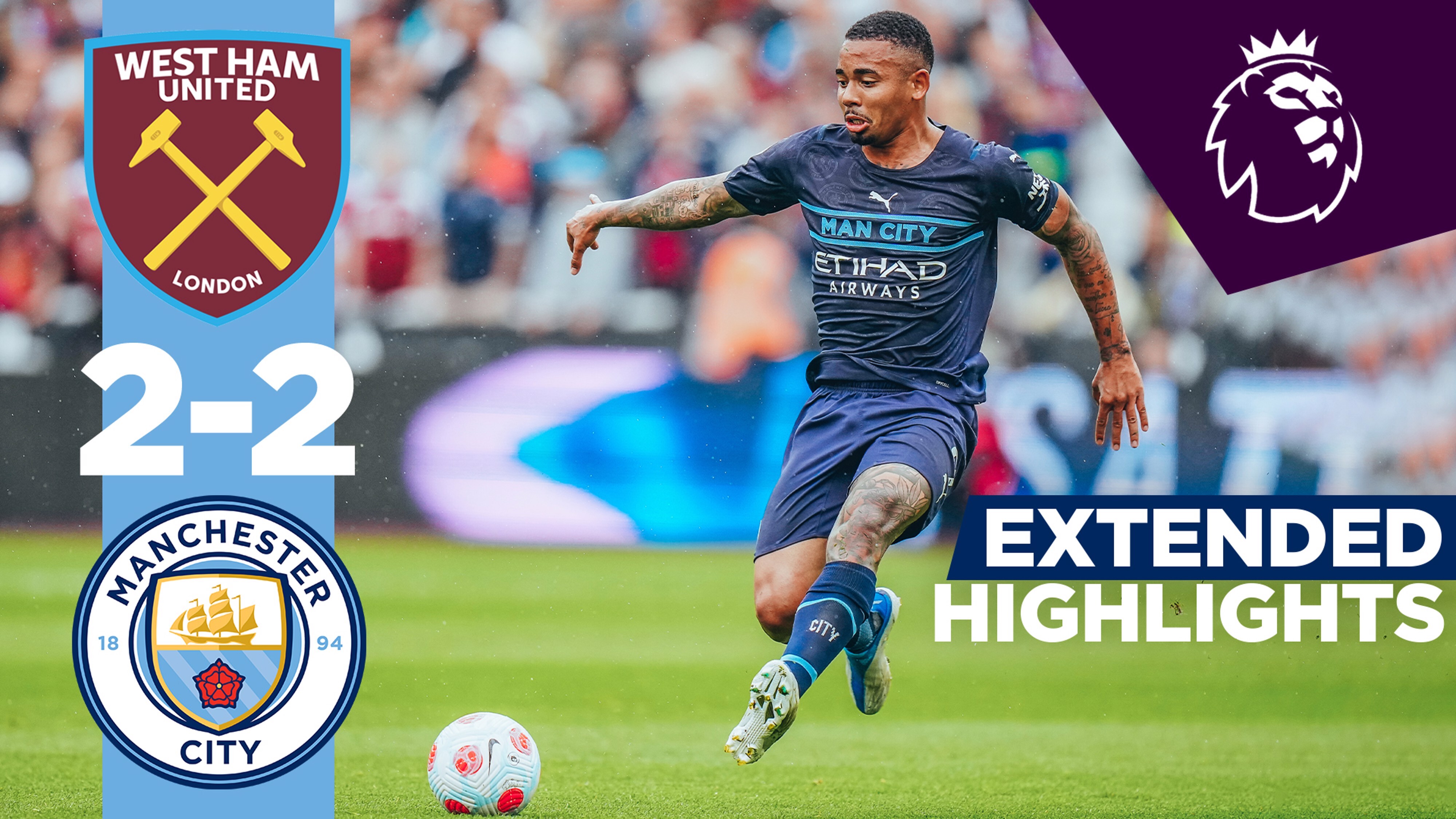 Empate entre Manchester City e West Ham deixa título inglês em aberto