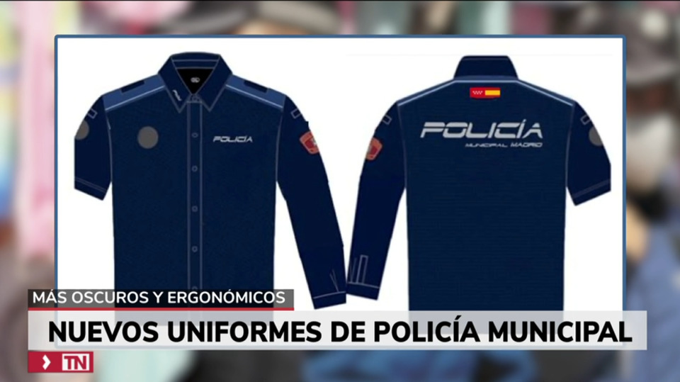 Descodificar enfermero Tradicion Los nuevos uniformes de Policía Municipal tendrán las banderas de España y  de Madrid