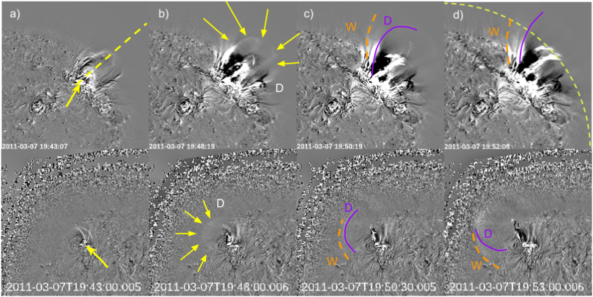 NRL's SECCHI captures super-elastic collision of coronal mass ejections