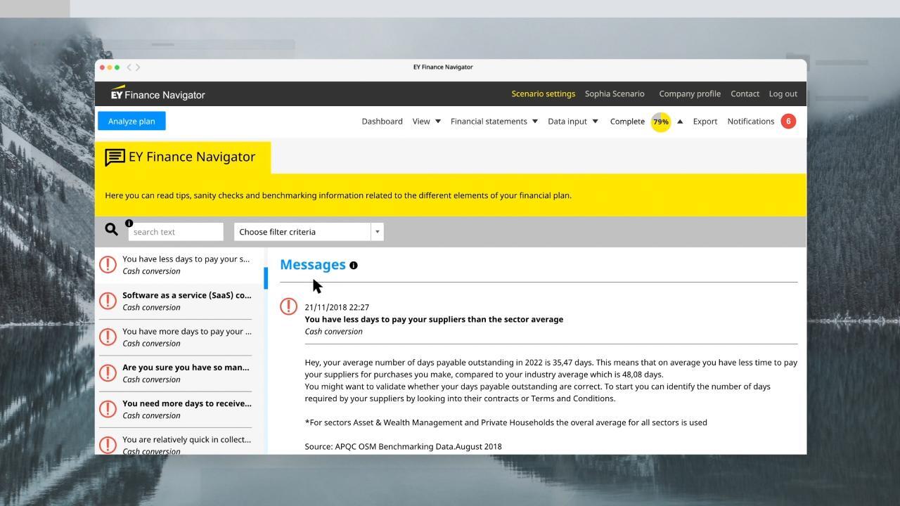 Ey Finance Navigator Financial Projections Made Easy Ey Netherlands