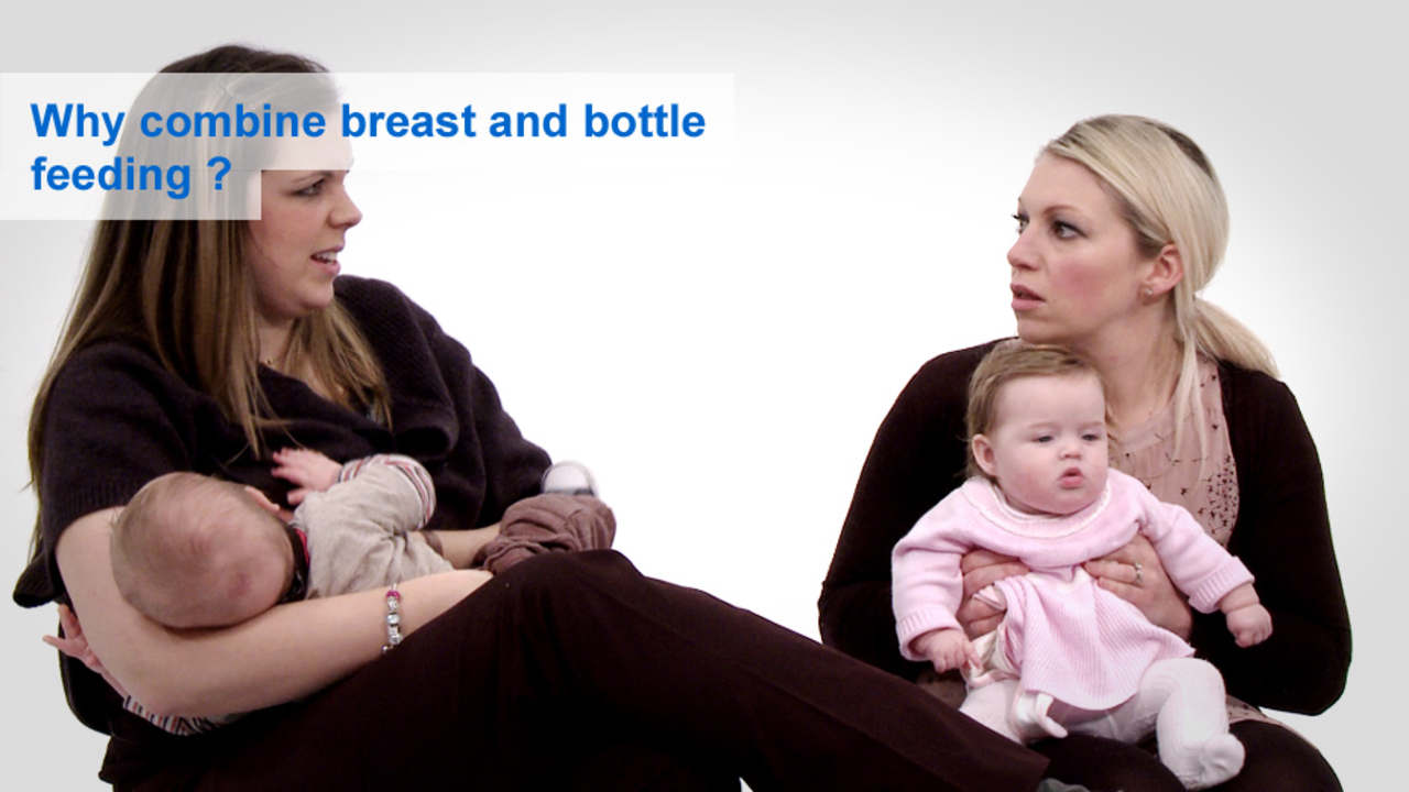 Bottle feeding and breastfeeding 2024 combined