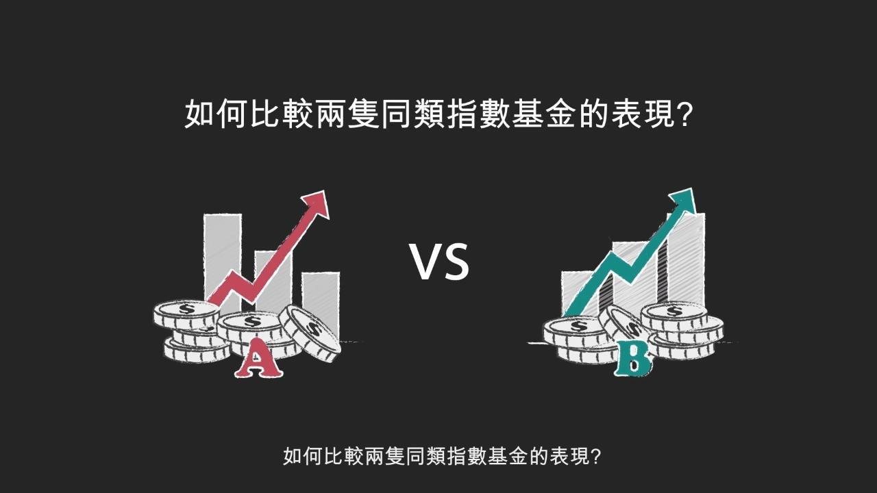 如何比較兩隻同類指數基金的表現?