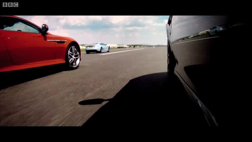 James drives Aston Martin Virage (Series 17, 2) | Top Gear