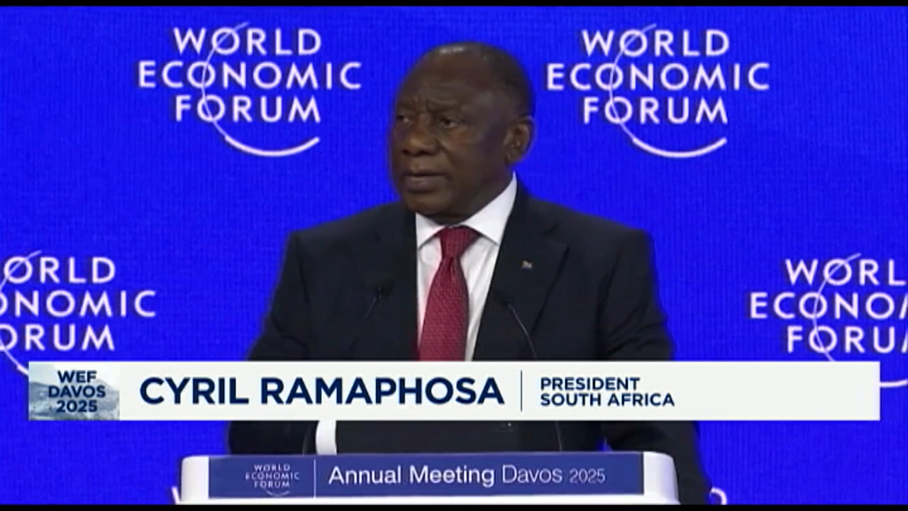 WEF 2025: Ramaphosa sets out South Africa's G20 presidency priorities