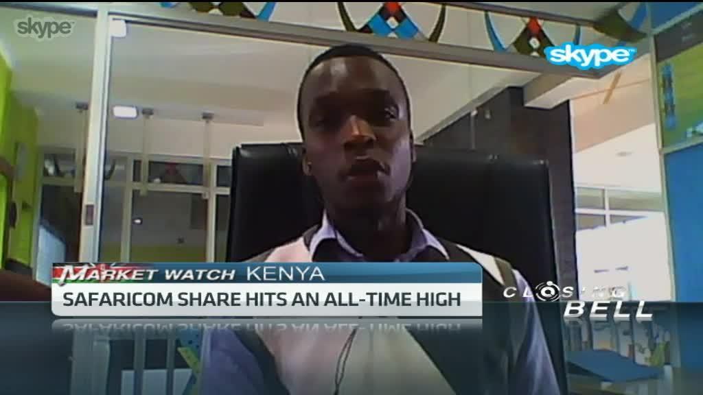Safaricom share price hits an all-time high 