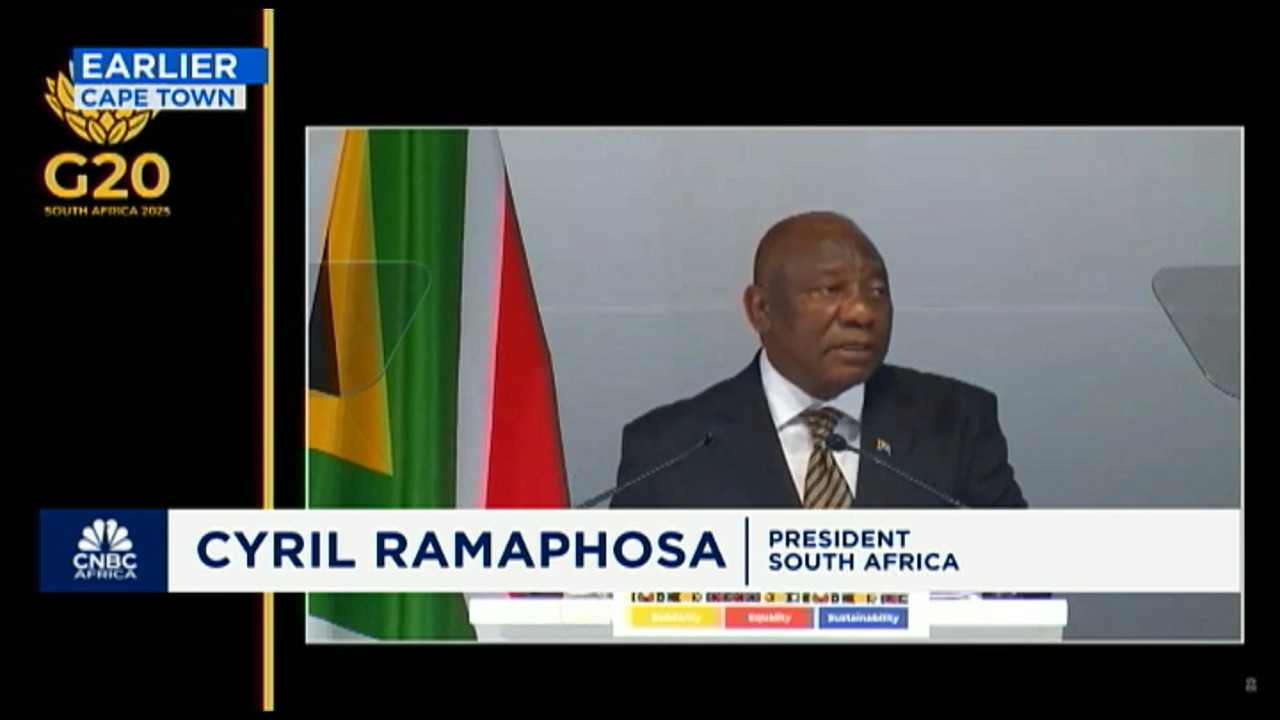 Ramaphosa stresses economic cooperation at G20 meeting