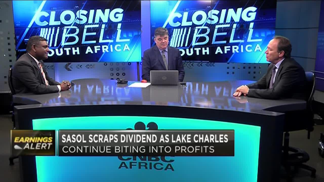 Sasol scraps dividend as Lake Charles continue to bite into profits   