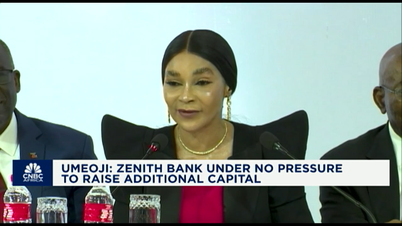 Umeoji: Zenith Bank under no pressure to raise additional capital