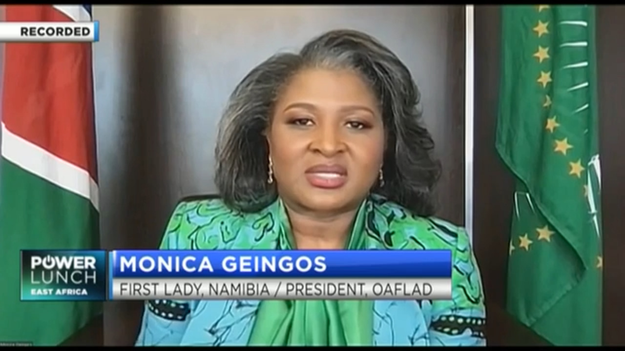 Namibias First Lady Monica Geingos On Closing The Gender Gap Cnbc Africa