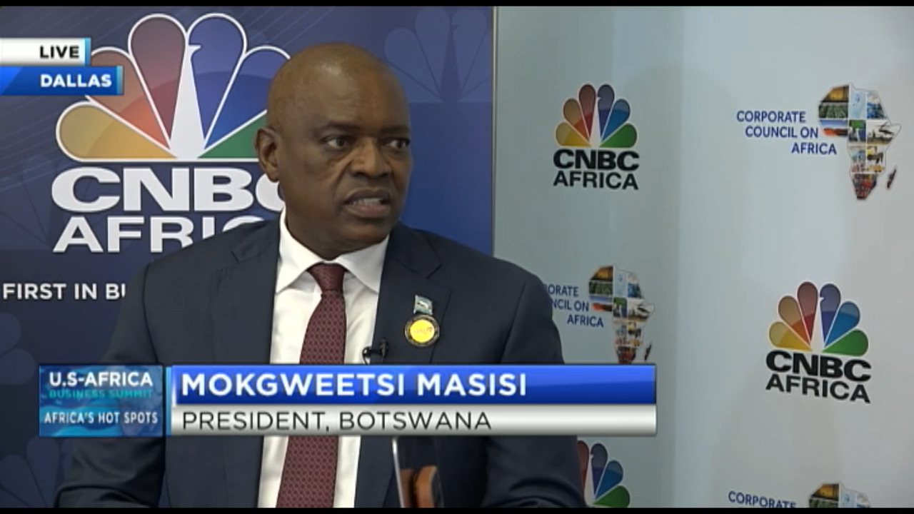 U.S-Africa Business Summit: Mokgweetsi Masisi on the investment case for Botswana
