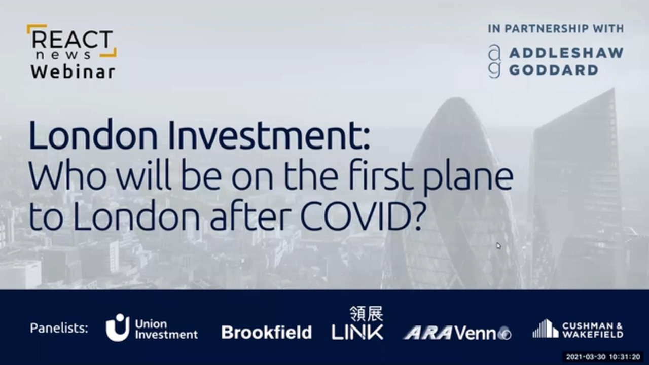 London Investment Who will be on the first plane to London after